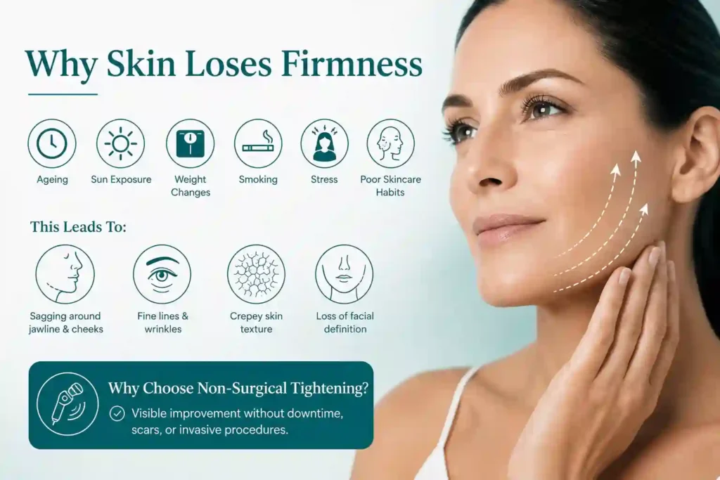 What Makes Skin Lose Firmness and Why Do People Seek Non-Surgical Tightening Tong?