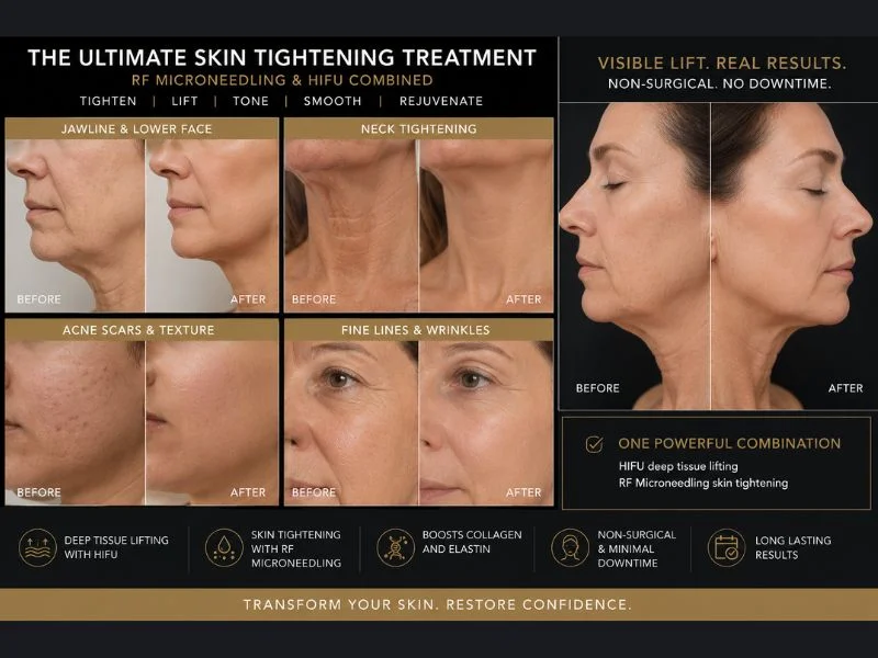 Results of combined treatment for the ultimate skin tightening treatment Tong